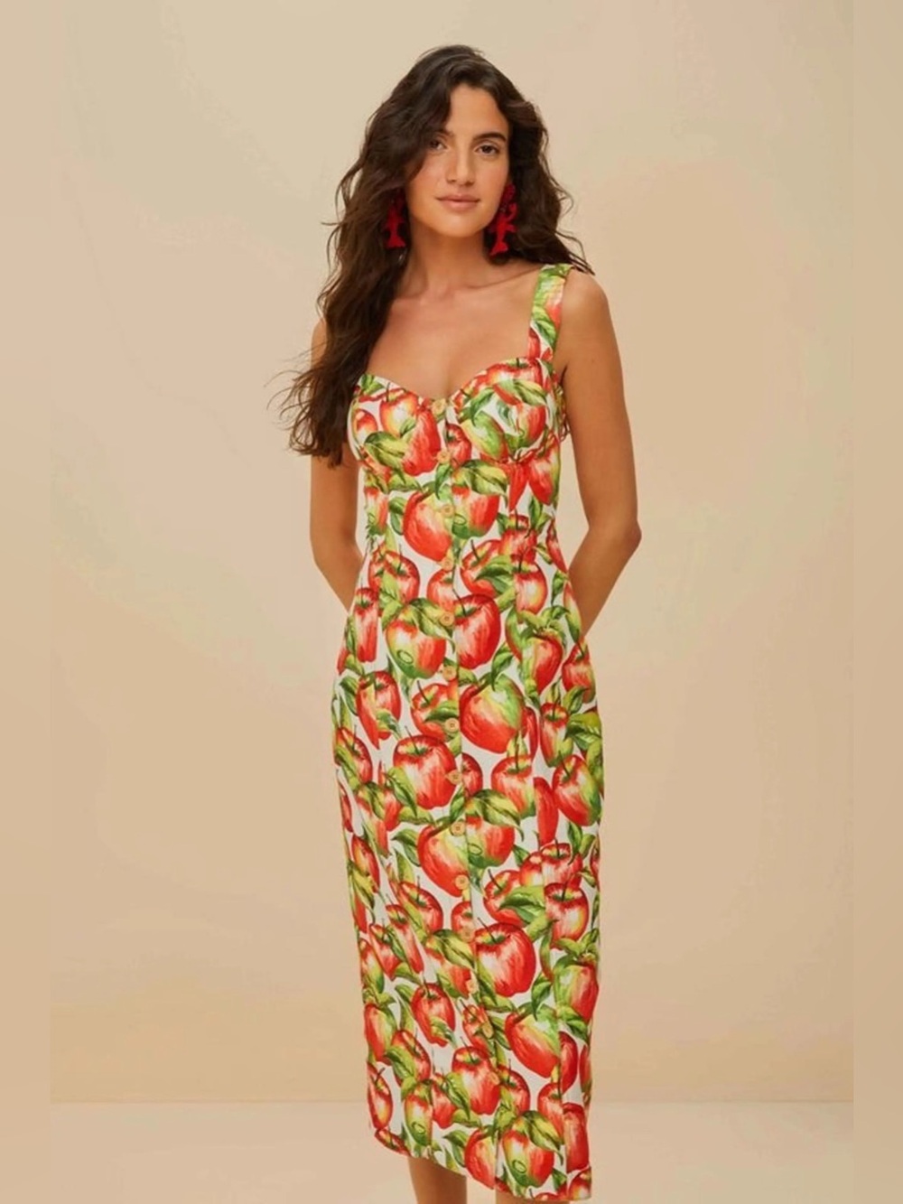 🦄 Farm Rio apple dress! EEUC Sz M